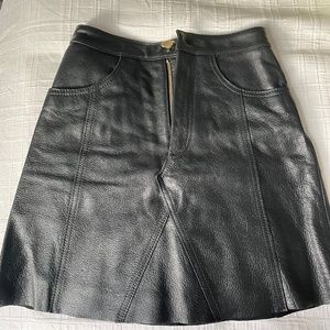 Aje size 4 aus (00) leather skirt